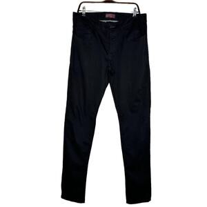 Muscatti Mens Professional Pants Sz 34 Black Slightly Slim Career Jeans Office